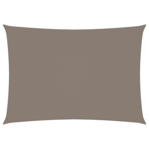 Prostokątny żagiel ogrodowy, tkanina Oxford, 2,5x4,5 m, taupe