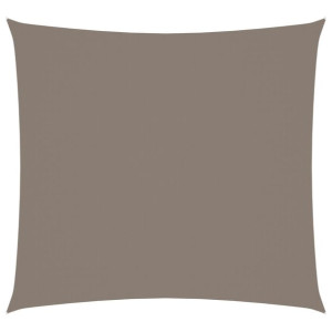 Kwadratowy żagiel ogrodowy, tkanina Oxford, 3,6x3,6 m, taupe