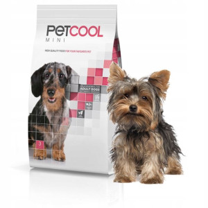 PETCOOL Mini York Maltańczyk karma MAŁE RASY 3kg