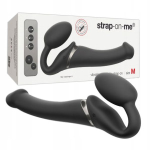 Strap on mocowany w pochwie na pilota. Wibrujący