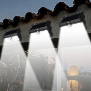 LAMPA SOLARNA Halogen LED CZUJNIK Ruchu Zmierzchu