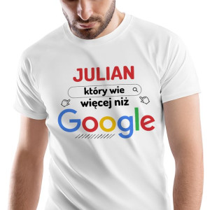T-Shirt Męski Dla Juliana Koszulka L Prezent