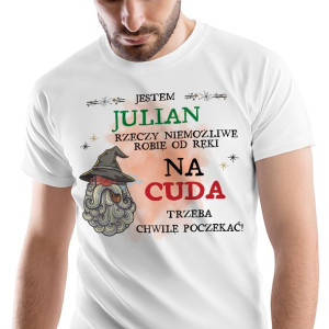 T-Shirt Męski Dla Juliana Koszulka S Prezent