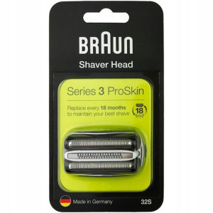 BRAUN 32S folia blok ostrzy Seria 3 srebrna za 32B