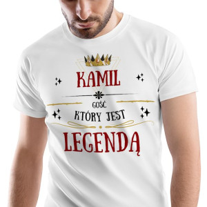 T-Shirt Męski Dla Kamila Koszulka L Prezent