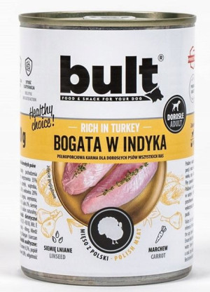 BULT Karma Mokra Dla Psa Bogata w Indyka 800g