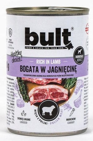 BULT Karma Mokra Dla Psa Bogata w Jagnięcinę 400g