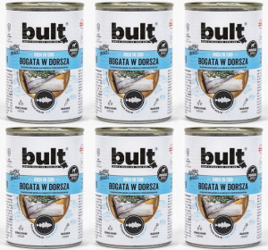 BULT Karma Mokra Dla Psa Bogata w Dorsza 6 x 400g