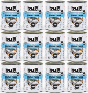 BULT Karma Mokra Dla Psa Bogata w Dorsza 12 x 400g