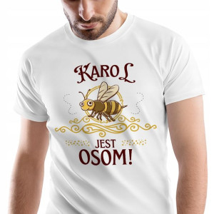 T-Shirt Męski Dla Karola Koszulka S Prezent