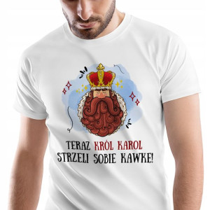 T-Shirt Męski Dla Karola Koszulka XL Prezent