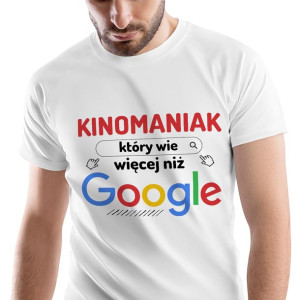 T-Shirt Męski Dla Kinomaniaka Koszulka L Prezent