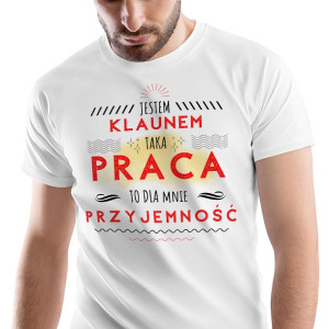 T-Shirt Męski Dla Klauna Koszulka XXL Prezent