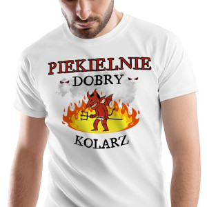 T-Shirt Męski Dla Kolarza Koszulka XXL Prezent