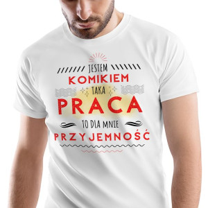 T-Shirt Męski Dla Komika Koszulka L Prezent