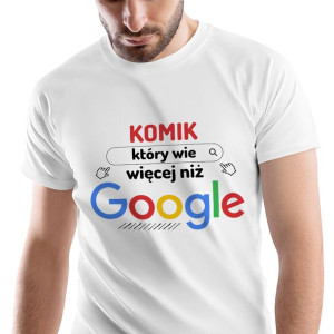 T-Shirt Męski Dla Komika Koszulka M Prezent