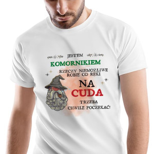 T-Shirt Męski Dla Komornika na Urodziny S Prezent