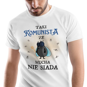 T-Shirt Męski Dla Komunisty Koszulka L Prezent