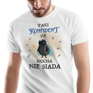 T-Shirt Męski Dla Konfidenta Koszulka M Prezent