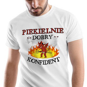 T-Shirt Męski Dla Konfidenta Koszulka M Prezent