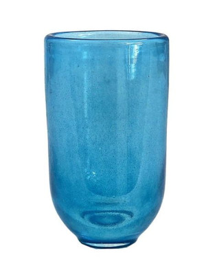 Niebieski wazonik - szkło artystyczne