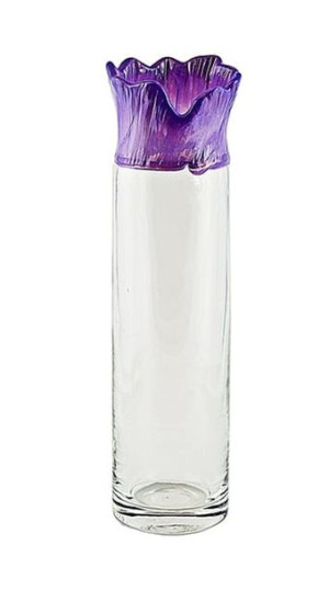 Wazon cylinder tuba Kolor - Liliowy