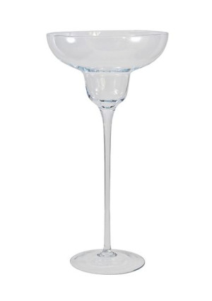 Wysoki szklany kielich 60cm - do aranżacji