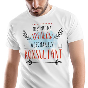T-Shirt Męski Dla Konsultanta Koszulka XL Prezent
