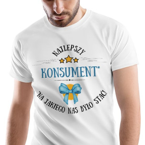 T-Shirt Męski Dla Konsumenta Koszulka M Prezent