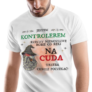 T-Shirt Męski Dla Kontrolera Koszulka S Prezent
