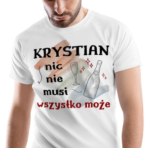 T-Shirt Męski Dla Krystia Koszulka XXL Prezent