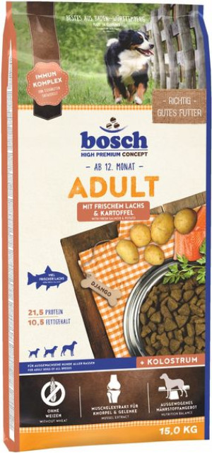 Bosch Adult Łosoś z ziemniakami 15kg bez pszenicy