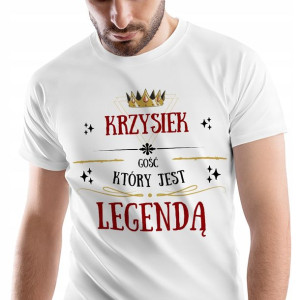 T-Shirt Męski Dla Krzyśka Koszulka M Prezent