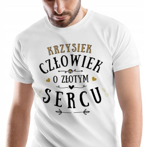 T-Shirt Męski Dla Krzyśka Koszulka S Prezent
