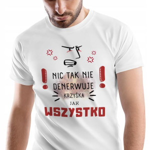 T-Shirt Męski Dla Krzyśka Koszulka XXL Prezent