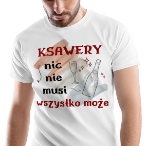 T-Shirt Męski Dla Ksawerego Koszulka M Prezent