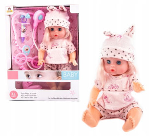 Lalka Bobas W Ubranku 30cm Mały Lekarz