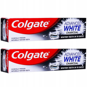 Colgate Advanced White Pasta Aktywny Węgiel 2 Szt