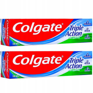 2x Pasta Do Zębów Colgate Triple Action Mięta