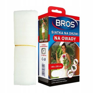 Moskitiera Siatka Na Drzwi Bros 1,4 X 2,2m Biała