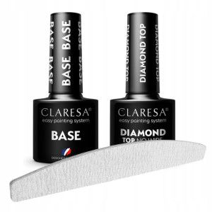Claresa BAZA TOP hybrydowy lakier + GRATIS PILNIK