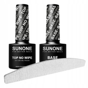 SUNONE BAZA TOP hybrydowy lakier + GRATIS PILNIK