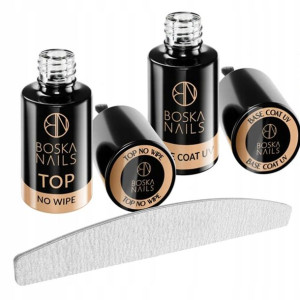 BOSKA NAILS BAZA TOP hybrydowy lakier + GRATIS