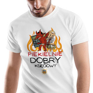 T-Shirt Męski Dla Księgowego Koszulka M Prezent