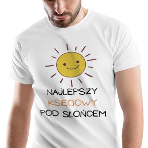 T-Shirt Męski Dla Księgowego Koszulka M Prezent
