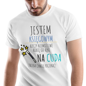 T-Shirt Męski Dla Księgowego Koszulka XL Prezent