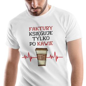T-Shirt Męski Dla Księgowego Koszulka XL Prezent