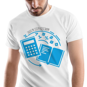 T-Shirt Męski Dla Księgowego Koszulka XXL Prezent