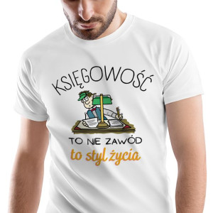 T-Shirt Męski Dla Księgowego Koszulka XXL Prezent