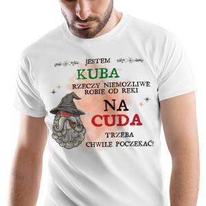 T-Shirt Męski Dla Kuby Koszulka S Prezent